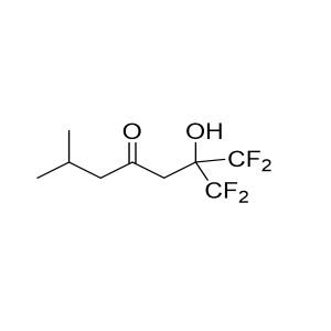 2-(difluoro-l3-methyl)-1,1-difluoro-2-hydroxy-6-methyl-1l3-heptan-4-one